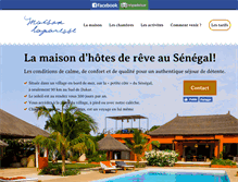 Tablet Screenshot of maisonlaparesse.com